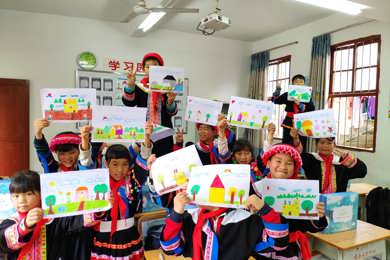 “童绘盒子”墟落美育项目