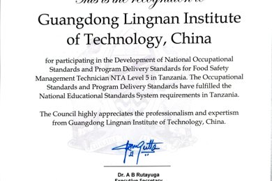 喜讯！emc易倍体育职业手艺学院加入制订的国家职业标准正式纳入坦桑尼亚国家职业教育系统